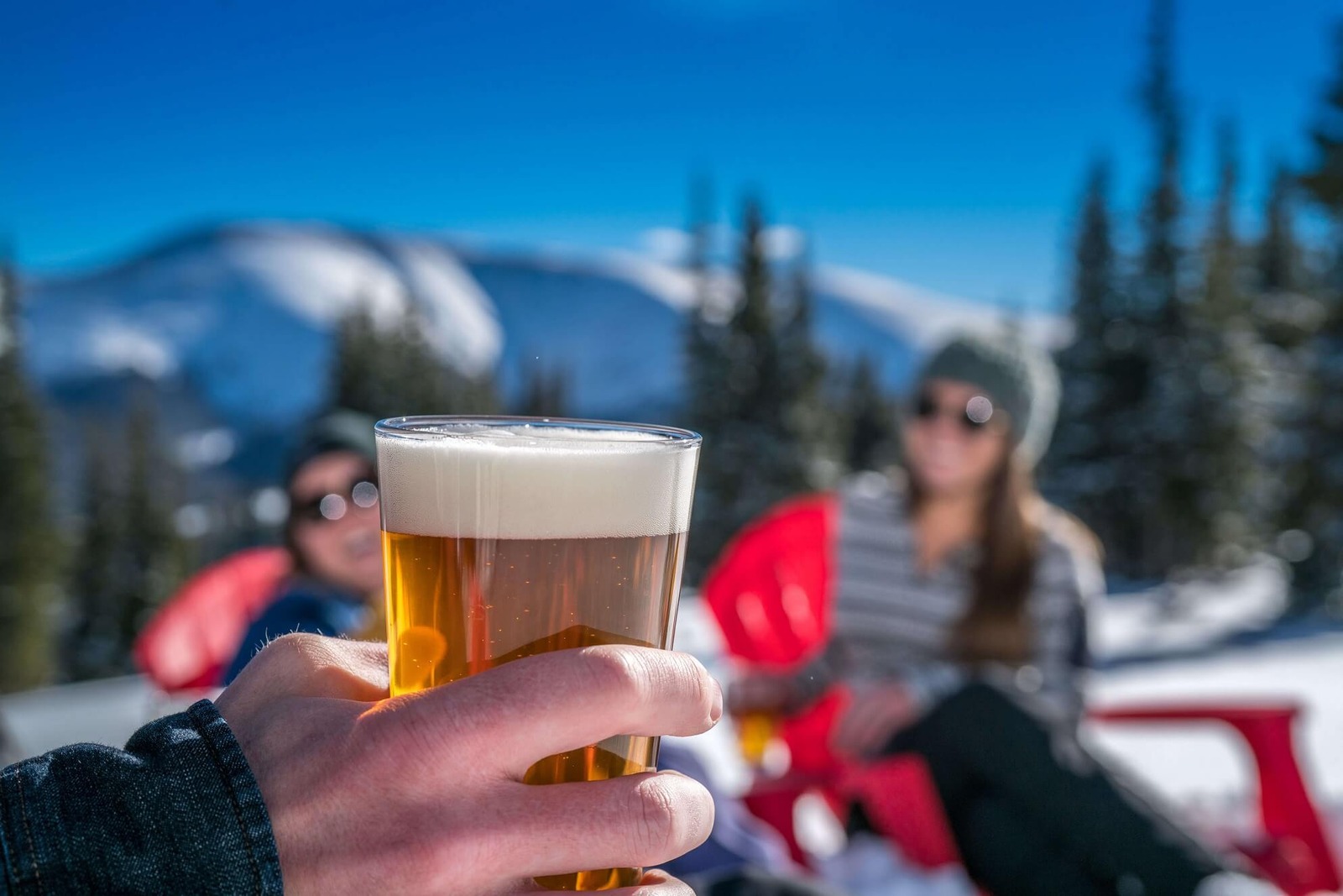 Craft beer enjoyed in the Colorado mountains
